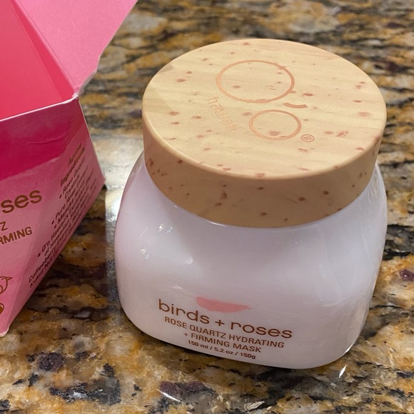 O'o Hawaii Birds + Roses Rose Quartz Hydrating + Firming Mask NWT - Picture 9 of 15